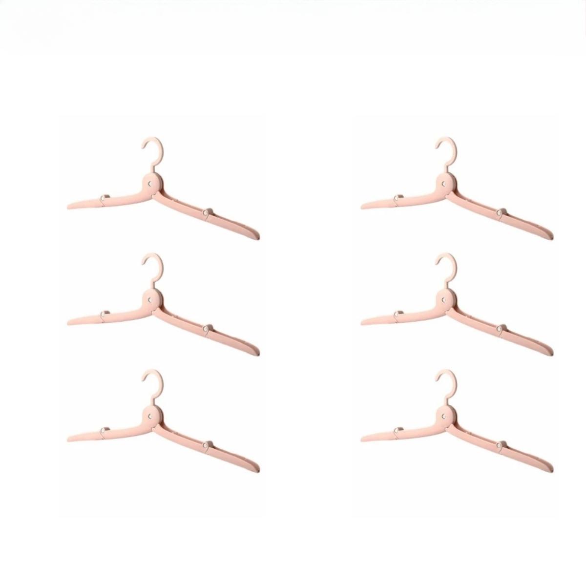 6 шт мини-вешалки для одежды дорожная складная телескопическая портативная сушилка для одежды экономит место в шкафу органайзер для одежды