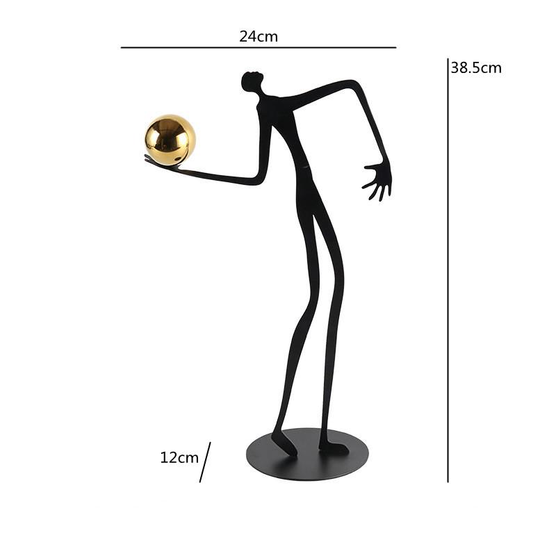 Men s Black Minimalist Accessories, Metal, Gold Ball Decorations, Abstract Figures, Statues, Desktop Decorative Sculptures
Men s Black Minimalist Accessories, Metal, Gold Ball Decorations, Abstract Figures, Statues, Desktop Decorative Sculptures