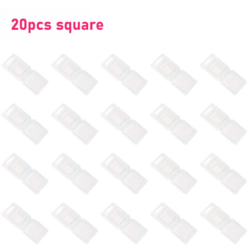 20/50pcs Clear Plastic Wax Melt Molds 1oz Square Circular Clamshell Containers for DIY Candles Soap Making Pet-Friendly Reusable
20/50pcs Clear Plastic Wax Melt Molds 1oz Square Circular Clamshell Containers for DIY Candles Soap Making Pet-Friendly Reusable