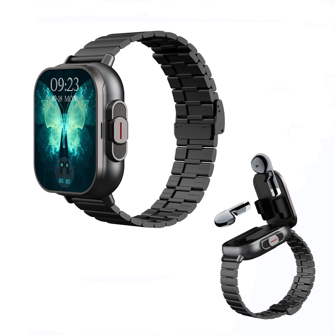 Умные часы D8 с Bluetooth-гарнитурой TWS: 2-дюймовый сенсорный экран для звонков, музыки и спорта
Умные часы D8 с Bluetooth-гарнитурой TWS: 2-дюймовый сенсорный экран для звонков, музыки и спорта