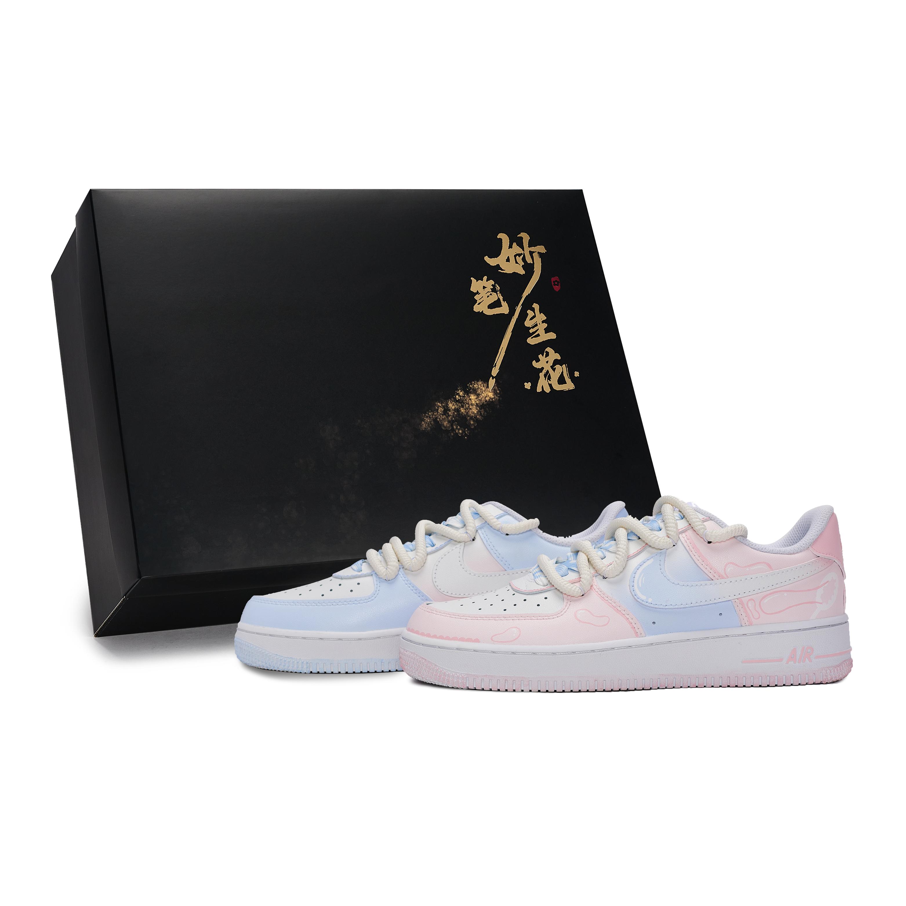 Nike Air Force 1 Magic Brush Blooms, Pink Blue Bubbles Low top Skateboard Shoes Unisex White Pink Blue CW2288-111(Team171-S-BOX) 37.5
Nike Air Force 1 Magic Brush Blooms, Pink Blue Bubbles Low top Skateboard Shoes Unisex White Pink Blue CW2288-111(Team171-S-BOX) 37.5