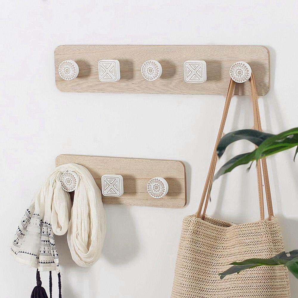 3/4/5 Hooks Nordic Wooden Coat Hooks Wall Mounted Key Holder Hat Clothes Bag Rack Bathroom 3 Hooks
3/4/5 Hooks Nordic Wooden Coat Hooks Wall Mounted Key Holder Hat Clothes Bag Rack Bathroom 3 Hooks