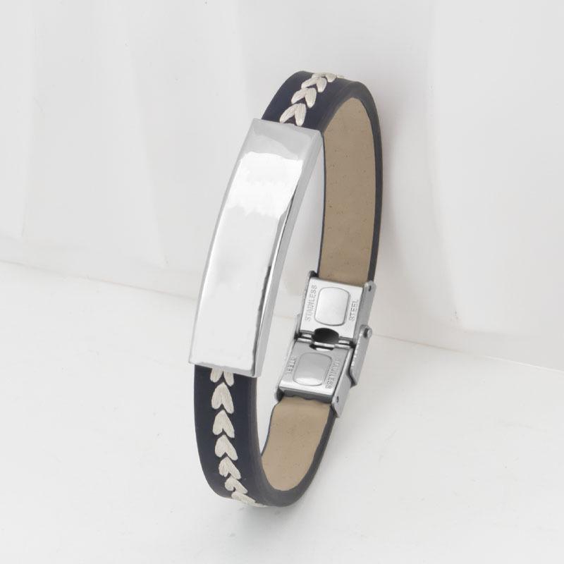 Чоловічий шкіряний браслет у богемному стилі з можливістю персоналізованого гравіювання на нержавіючій сталі
Чоловічий шкіряний браслет у богемному стилі з можливістю персоналізованого гравіювання на нержавіючій сталі