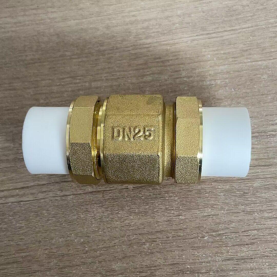 Горизонтальний латунний зворотний клапан PPR для гарячого розплавлення, запобігання зворотному потоку та зворотного руху - Доступний у розмірах 4 точок, 6 точок та 1 дюйм.
Горизонтальний латунний зворотний клапан PPR для гарячого розплавлення, запобігання зворотному потоку та зворотного руху - Доступний у розмірах 4 точок, 6 точок та 1 дюйм.