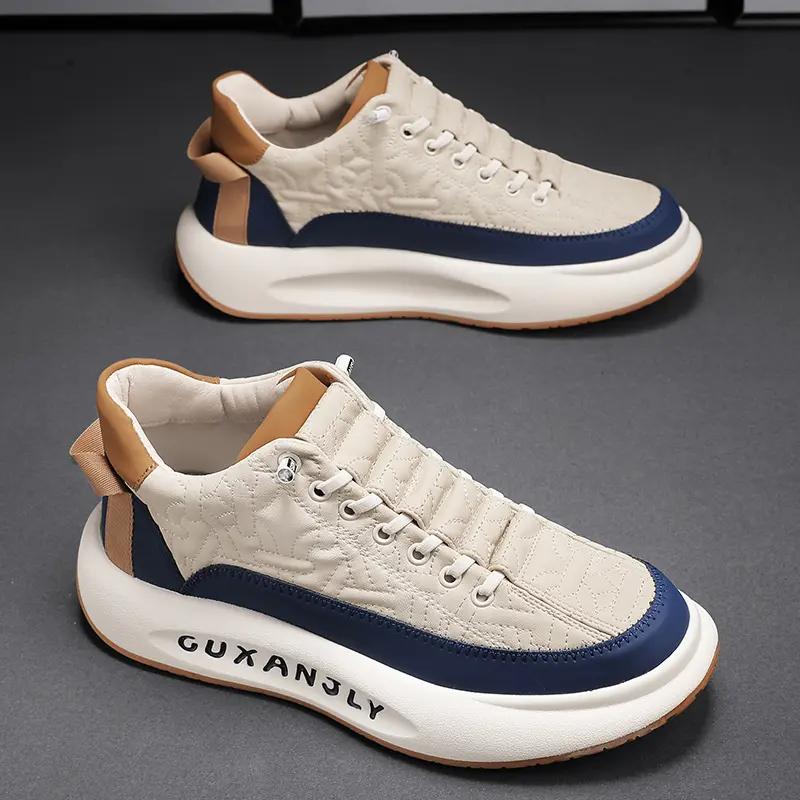 Fashion Men Spring Autumn Color Contrast Increased Casual Shoes Fashion Bandages Board Shoes High Quality Outdoor Boots British Style 42
Fashion Men Spring Autumn Color Contrast Increased Casual Shoes Fashion Bandages Board Shoes High Quality Outdoor Boots British Style 42