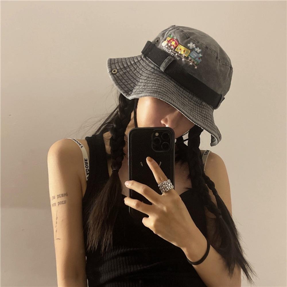 Y2K Western Cowboy Hats Sunscreen Fisherman Hat Retro Sun Protection Hat Lady зелёный
Y2K Western Cowboy Hats Sunscreen Fisherman Hat Retro Sun Protection Hat Lady зелёный