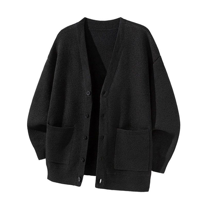 Qiqiu Мужская одежда Осень и Зима Новая Американская Повседневная Кардиган свитер Мужской Свободный V-образный вырез Повседневная Верхняя одежда Вязаный Black 180/100A
Qiqiu Мужская одежда Осень и Зима Новая Американская Повседневная Кардиган свитер Мужской Свободный V-образный вырез Повседневная Верхняя одежда Вязаный Black 180/100A