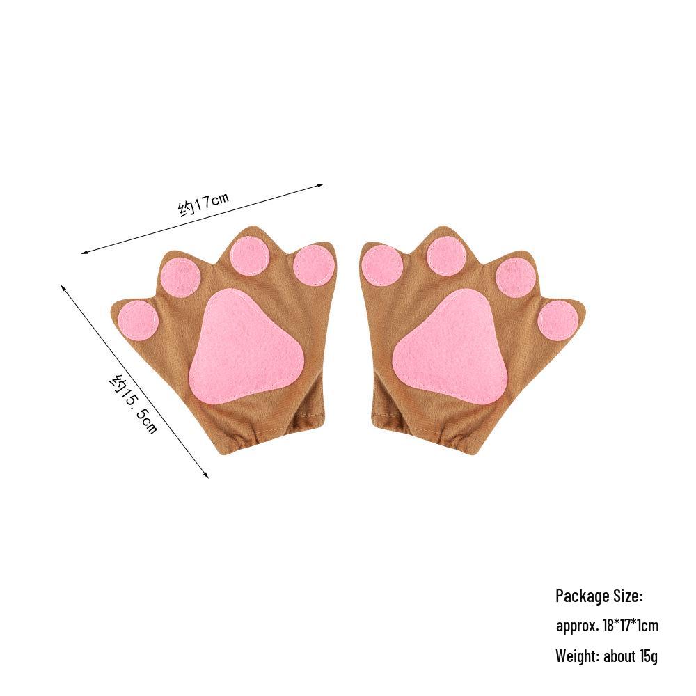 Детские перчатки с лапами животных на Хэллоуин - Милые мультяшные лапы кошки и медведя унисекс S (Children)
Детские перчатки с лапами животных на Хэллоуин - Милые мультяшные лапы кошки и медведя унисекс S (Children)