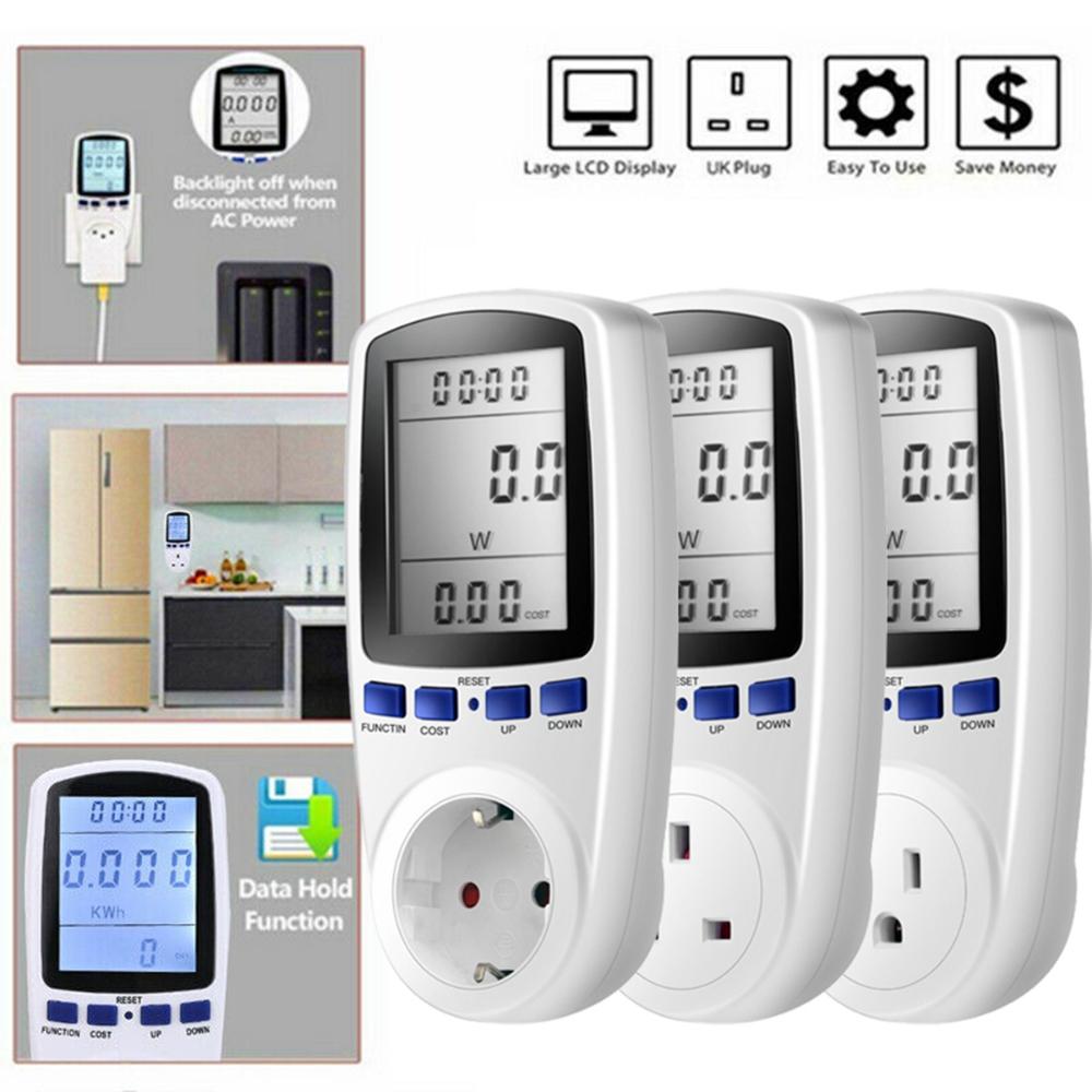 Current Analyzer Voltage Plug Socket Power Meters Power Consumption Meter Electricity Monitor UK Plug
Current Analyzer Voltage Plug Socket Power Meters Power Consumption Meter Electricity Monitor UK Plug