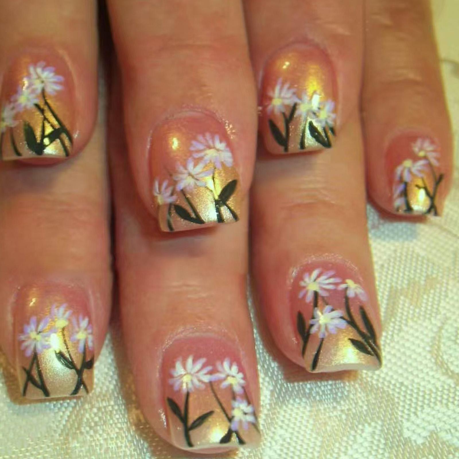 24Pcs Short Square Press on Nail French Tips False Nail Floral Designs Stick on Nail Manicure Decors For Fashion Women
24Pcs Short Square Press on Nail French Tips False Nail Floral Designs Stick on Nail Manicure Decors For Fashion Women