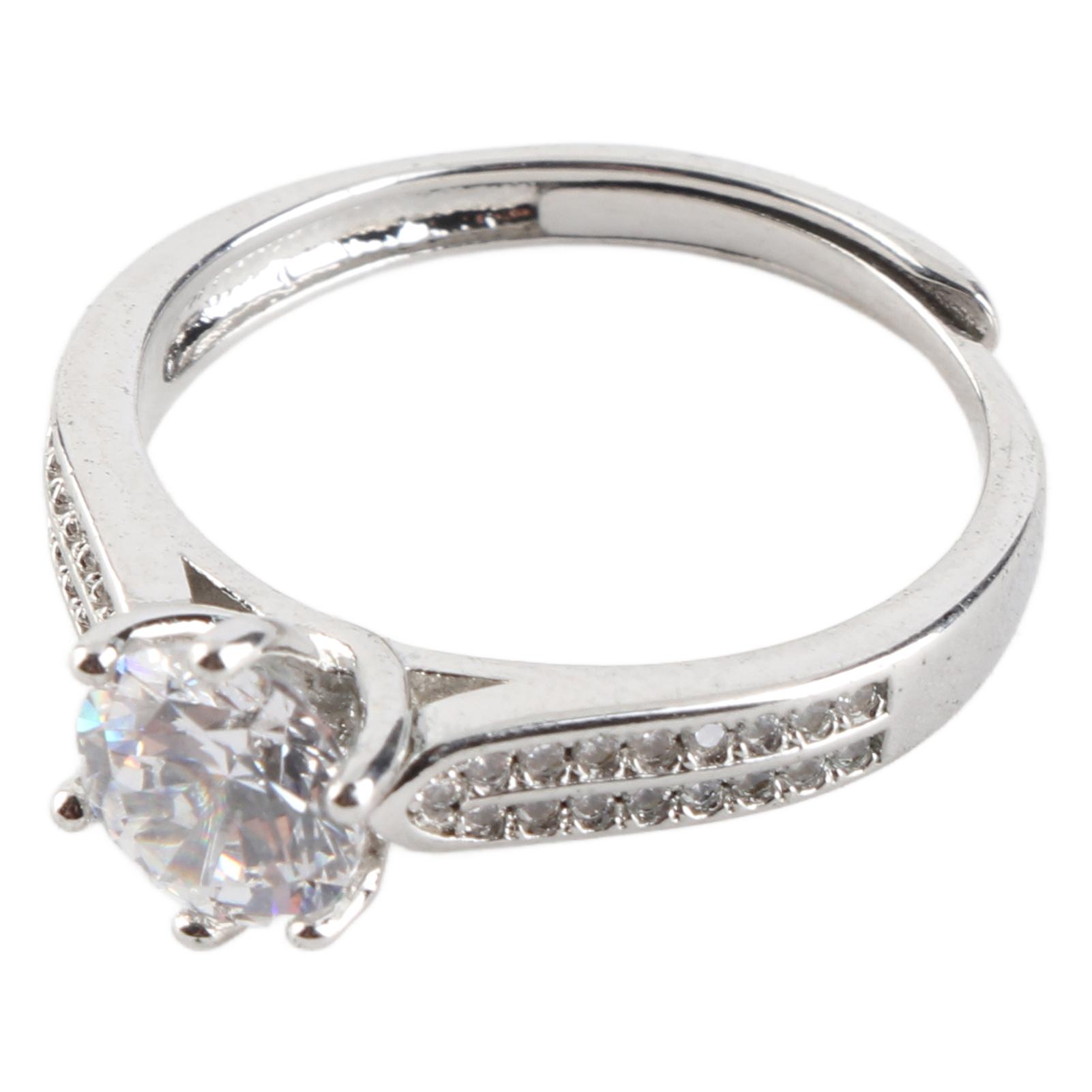 Moissanite Ring 1 Carat Exquisite Details Elegant Moissanite Engagement Ring for Party Date Birthdays
Moissanite Ring 1 Carat Exquisite Details Elegant Moissanite Engagement Ring for Party Date Birthdays