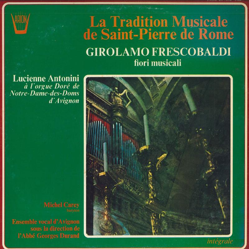 LP Record GEORGES DURAND, AVIGNON VOCAL ENSEM - G. Frescovaldi: Fiori Musicali Comp OX10434ARPROMO ARION Japan Classical Used
LP Record GEORGES DURAND, AVIGNON VOCAL ENSEM - G. Frescovaldi: Fiori Musicali Comp OX10434ARPROMO ARION Japan Classical Used