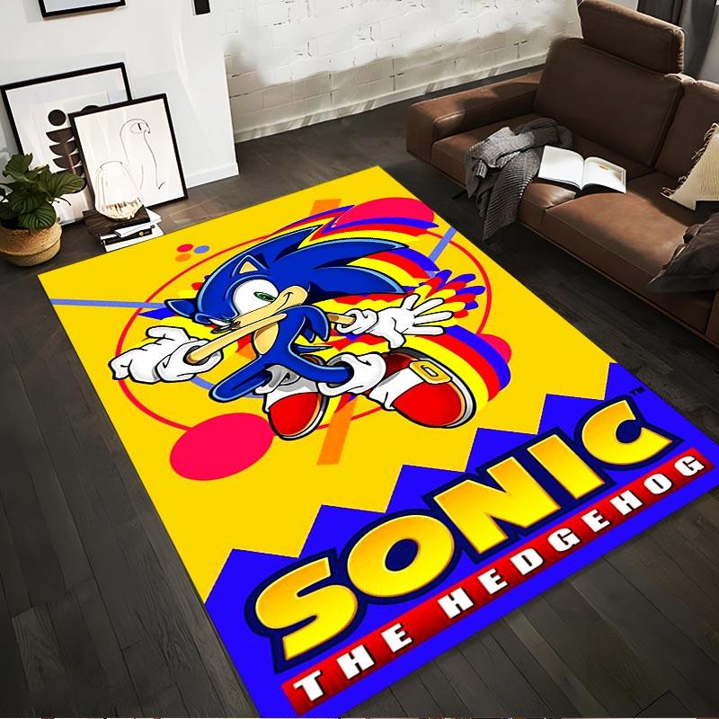 Yellow Carpet Featuring Sonic the Hedgehog Character Design Print Suitable for use as an anti-slip for living room bedroom sofas 40x60cm( 15x23in )
Yellow Carpet Featuring Sonic the Hedgehog Character Design Print Suitable for use as an anti-slip for living room bedroom sofas 40x60cm( 15x23in )