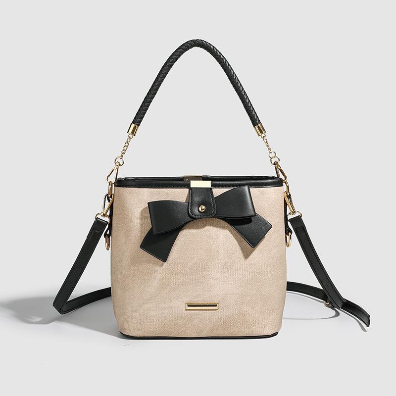Niche Design Commuter Shoulder Bag All Crossbody Bag Fashion Retro Bow Bucket Bag Woman
Niche Design Commuter Shoulder Bag All Crossbody Bag Fashion Retro Bow Bucket Bag Woman