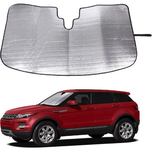 Сонцезахисний екран на лобове скло для Range Rover Evoque L551 2012-2018, Сонцезахисний козирок на переднє вікно, Складаний світловідбиваючий козирок, Захисний екран від УФ срібний
Сонцезахисний екран на лобове скло для Range Rover Evoque L551 2012-2018, Сонцезахисний козирок на переднє вікно, Складаний світловідбиваючий козирок, Захисний екран від УФ срібний