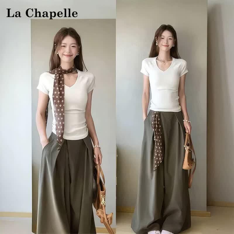 La Chapelle Women s V-Neck Slim Fit Short Sleeve T-Shirt XL
La Chapelle Women s V-Neck Slim Fit Short Sleeve T-Shirt XL