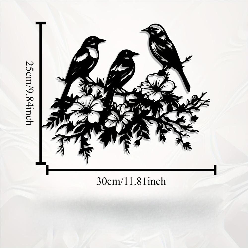 Bird and Floral Metal Wall Art, Nature Themed Decorative Mural for Easter Thanksgiving Gift, Weather Resistant Outdoor Home Decor 12in
Bird and Floral Metal Wall Art, Nature Themed Decorative Mural for Easter Thanksgiving Gift, Weather Resistant Outdoor Home Decor 12in