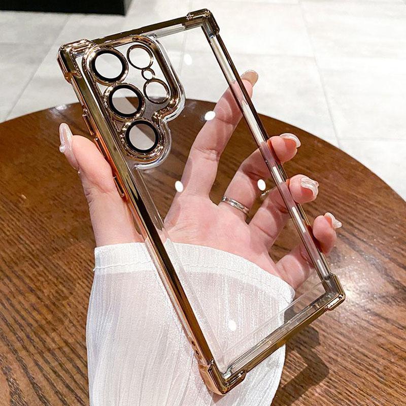 Luxury Plating Clear Silicone Phone Case for Samsung Galaxy S26 S25 S24 Ultra S23 S21 FE S22 Plus A35 A55 A36 A53 A54 A52S Cover Galaxy A35 золотой
Luxury Plating Clear Silicone Phone Case for Samsung Galaxy S26 S25 S24 Ultra S23 S21 FE S22 Plus A35 A55 A36 A53 A54 A52S Cover Galaxy A35 золотой