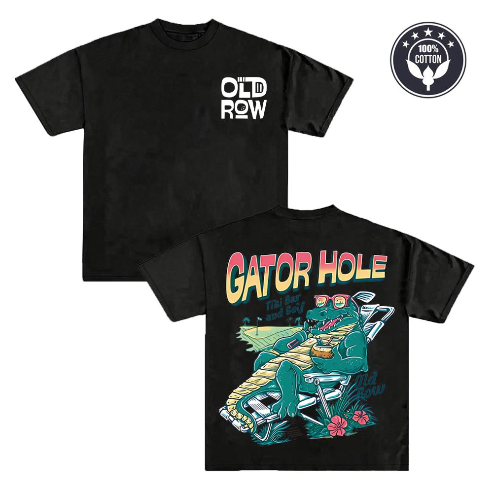 Funny Gator Hole T-Shirt Men Old Row Graphic Tee Summer Vacation Beach Short Sleeve Casual Retro Streetwear Hip Hop Oversized S
Funny Gator Hole T-Shirt Men Old Row Graphic Tee Summer Vacation Beach Short Sleeve Casual Retro Streetwear Hip Hop Oversized S