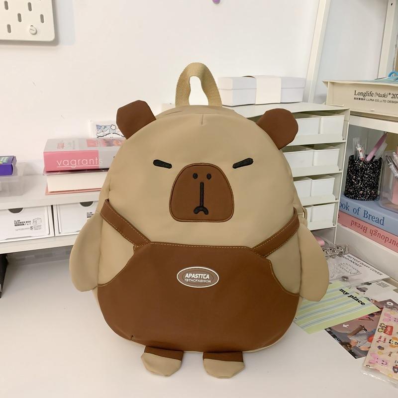 Ветер мультяшный мягкий рюкзак для девочки женский новый большой вместимости маленький свежий милый рюкзак с капибарой No pendant хаки
Ветер мультяшный мягкий рюкзак для девочки женский новый большой вместимости маленький свежий милый рюкзак с капибарой No pendant хаки