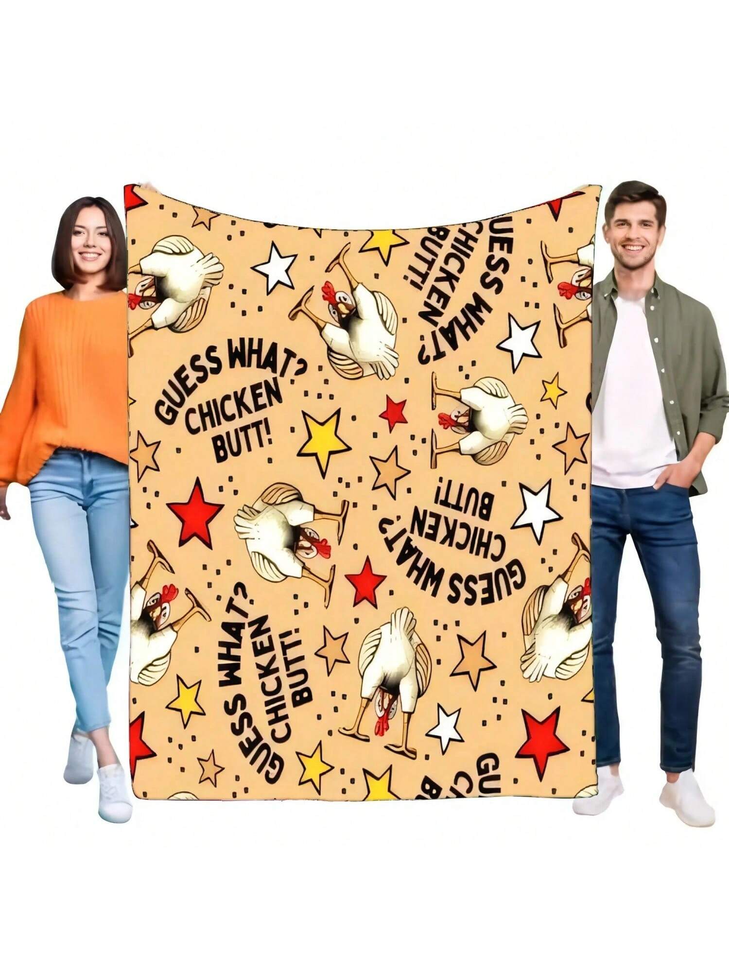 Funny Chicken Butt Blanket Soft Cozy Throw For Sofa, Lightweight Bed Cover, Unique Home Decor Gift For Friends And Family, Perfe 75X95CM сірий колір
Funny Chicken Butt Blanket Soft Cozy Throw For Sofa, Lightweight Bed Cover, Unique Home Decor Gift For Friends And Family, Perfe 75X95CM сірий колір