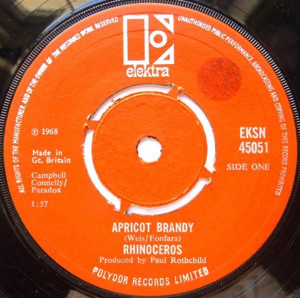7inch Record RHINOCEROS 2 Apricot Brandy EKSN45051 Elektra 1969 UK Rock Used
7inch Record RHINOCEROS 2 Apricot Brandy EKSN45051 Elektra 1969 UK Rock Used