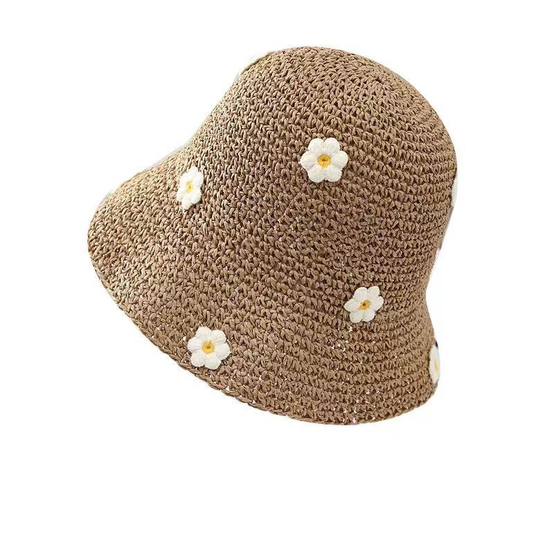 Sweet and cute blue flower straw hat female big eaves seaside sunshade summer beach sunscreen small fresh bucket hat хакі
Sweet and cute blue flower straw hat female big eaves seaside sunshade summer beach sunscreen small fresh bucket hat хакі
