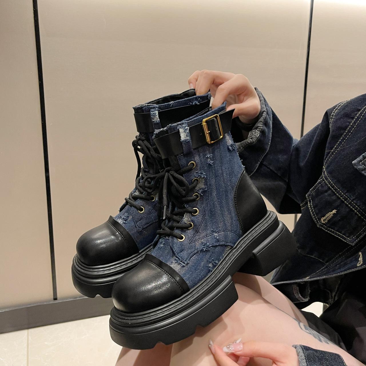 Женские короткие ботинки в европейском и американском стиле, новинка осени и зимы 2023 года, дышащая женская обувь из парусины на толстой подошве, кроссовки 35 темно-синий
Женские короткие ботинки в европейском и американском стиле, новинка осени и зимы 2023 года, дышащая женская обувь из парусины на толстой подошве, кроссовки 35 темно-синий