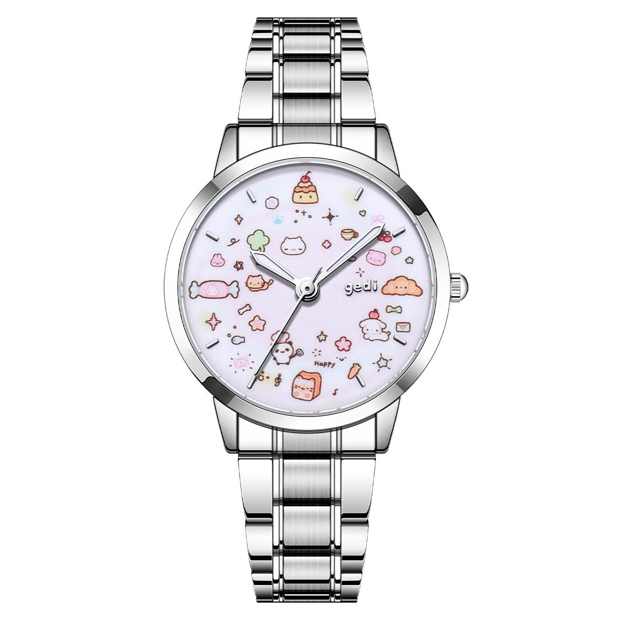 Round Women S Watch High-Grade Cartoon Quartz Watch, Light Luxury Niche High-Value Waterproof Women S Watch one size fits all
Round Women S Watch High-Grade Cartoon Quartz Watch, Light Luxury Niche High-Value Waterproof Women S Watch one size fits all