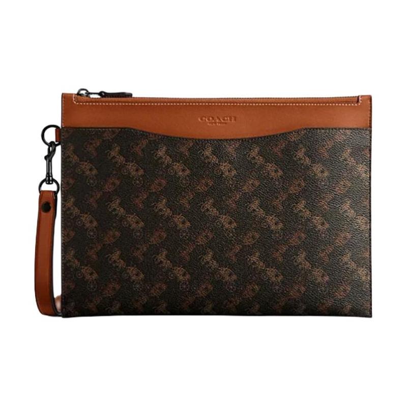 COACH Hitch 30 Carriage Theme Graphic Print Coated Canvas Clutch Large Men s Truffle коричневий
COACH Hitch 30 Carriage Theme Graphic Print Coated Canvas Clutch Large Men s Truffle коричневий