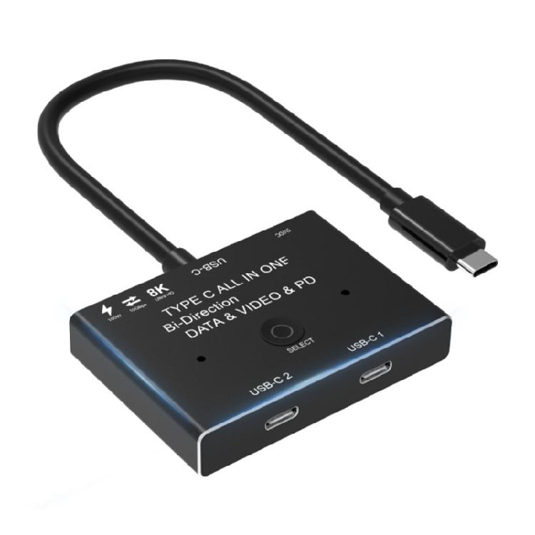 USB C 8K Display Switcher 10Gbps 1 in 2 Out/2 in 1 Out for Convenient Device Switching Without Repeated Plugging 1
USB C 8K Display Switcher 10Gbps 1 in 2 Out/2 in 1 Out for Convenient Device Switching Without Repeated Plugging 1