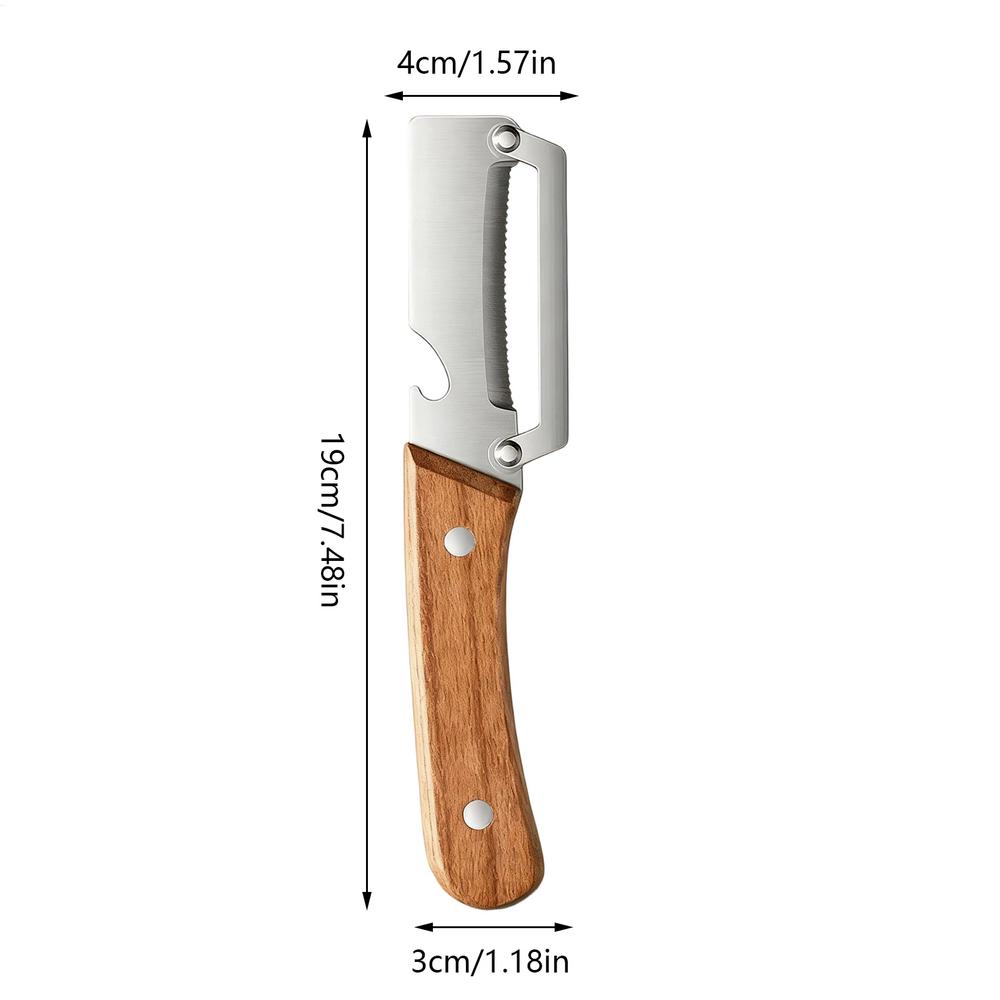1PC Stainless Steel Peeler Wooden Handle For Peeling And Slicing Fruits And Vegetables Durable And Smooth Operation
1PC Stainless Steel Peeler Wooden Handle For Peeling And Slicing Fruits And Vegetables Durable And Smooth Operation