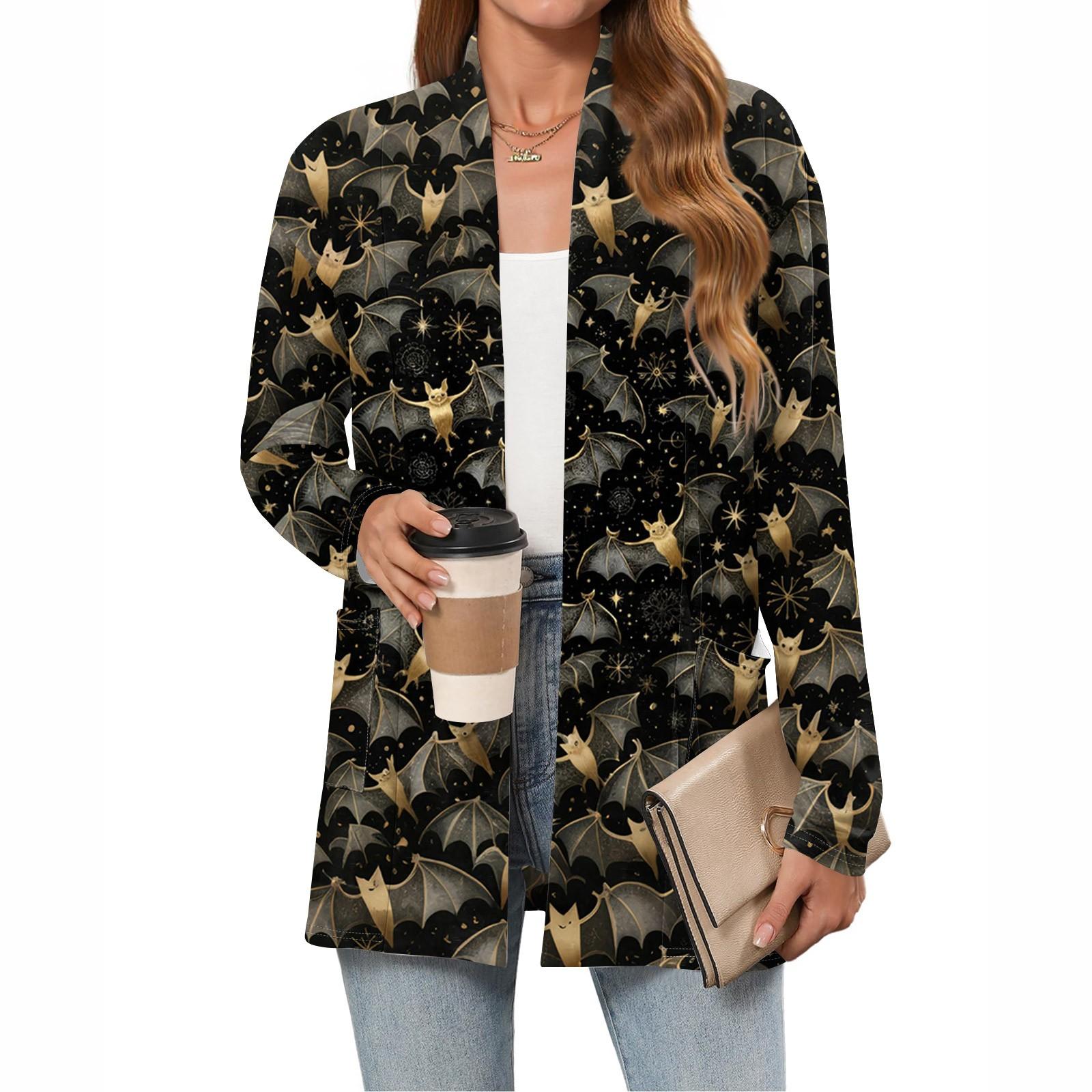 Women s Halloween Printed Lightweight Cardigan Long Sleeved Casual Loose Thin Fit With Pocket Cardigan L чорний
Women s Halloween Printed Lightweight Cardigan Long Sleeved Casual Loose Thin Fit With Pocket Cardigan L чорний