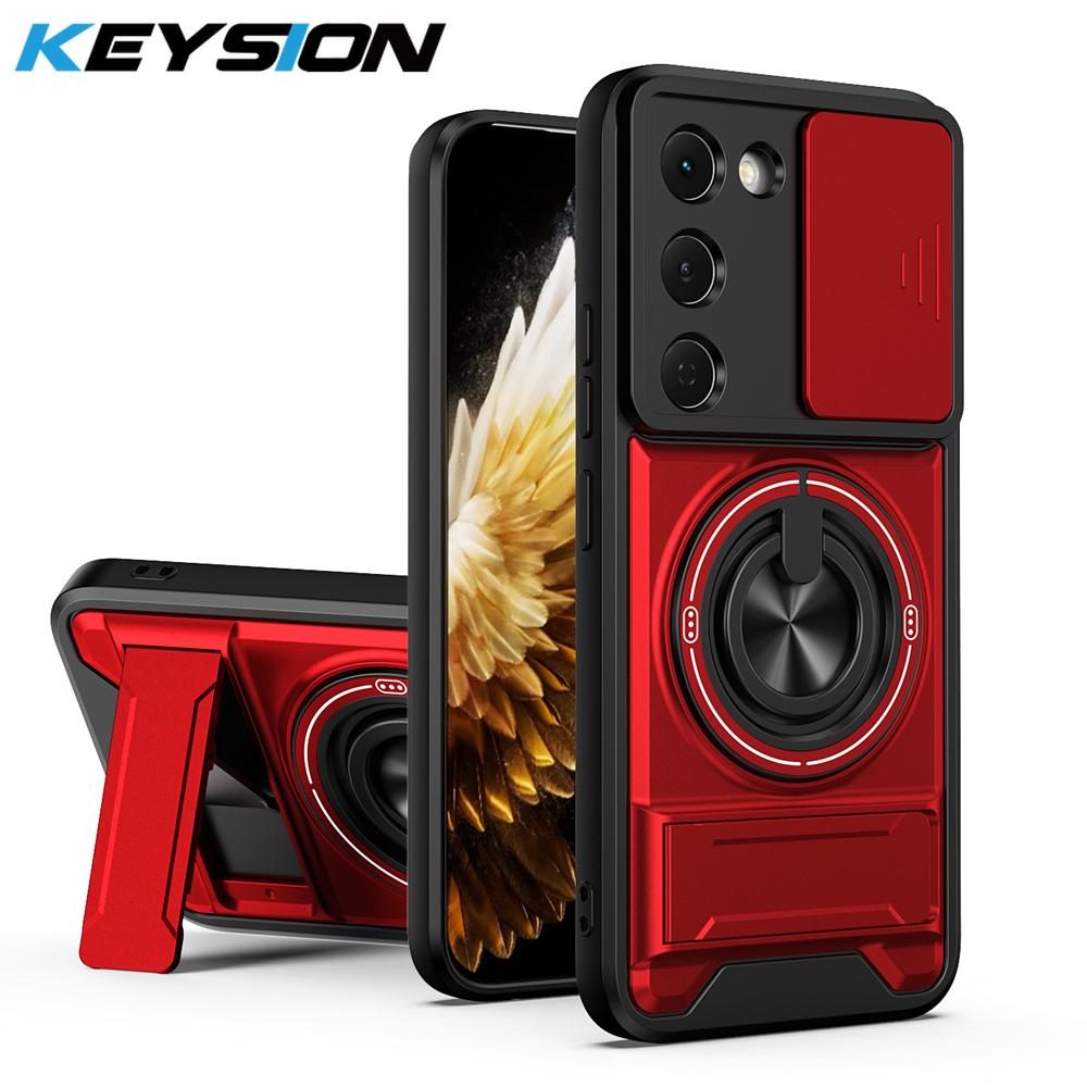 KEYSION Magnetic Phone Case for TECNO Spark 40 Pro+ 4G Slide Camera Protection Upright Kickstand 360° Ring Shockproof Back Cover for Spark 40 Pro+ червоний
KEYSION Magnetic Phone Case for TECNO Spark 40 Pro+ 4G Slide Camera Protection Upright Kickstand 360° Ring Shockproof Back Cover for Spark 40 Pro+ червоний
