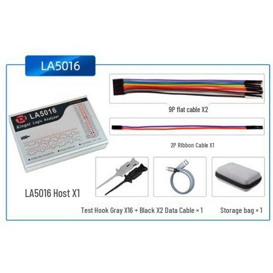 Kingst LA5016 Logic Analyzer: 16 Channels, 500M Sampling Rate for Communication Protocol Analysis
Kingst LA5016 Logic Analyzer: 16 Channels, 500M Sampling Rate for Communication Protocol Analysis