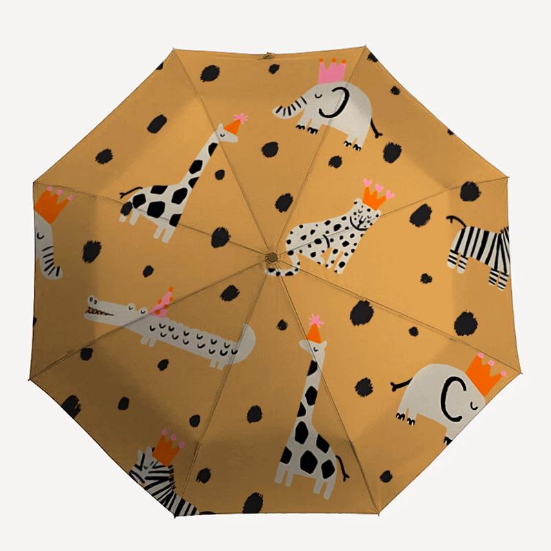 1pc Safari Animals Fashionable Automatic Opening/Closing Folding Umbrella with 8 Bones, Windproof Portable, Daily Use047
1pc Safari Animals Fashionable Automatic Opening/Closing Folding Umbrella with 8 Bones, Windproof Portable, Daily Use047