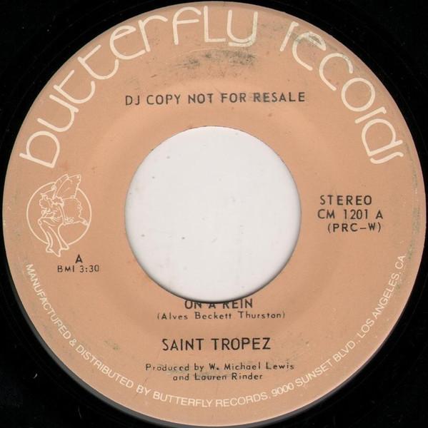 7inch Record SAINT TROPEZ - On A Rien CM1201PROMO Butterfly Recor 1978 US Soul/Funk Used
7inch Record SAINT TROPEZ - On A Rien CM1201PROMO Butterfly Recor 1978 US Soul/Funk Used