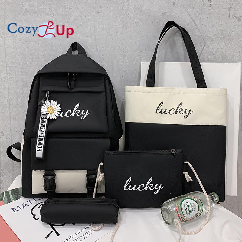 Рюкзак школьная сумка женский буквенный рюкзак контрастного цвета для школьников младших классов, набор из 5 предметов 30x13x42cm бежевый
Рюкзак школьная сумка женский буквенный рюкзак контрастного цвета для школьников младших классов, набор из 5 предметов 30x13x42cm бежевый