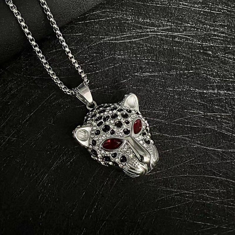 European and American Jewelry, Gold-plated and Diamond-encrusted Leopard Head Pendant Necklace 2026 60CM
European and American Jewelry, Gold-plated and Diamond-encrusted Leopard Head Pendant Necklace 2026 60CM