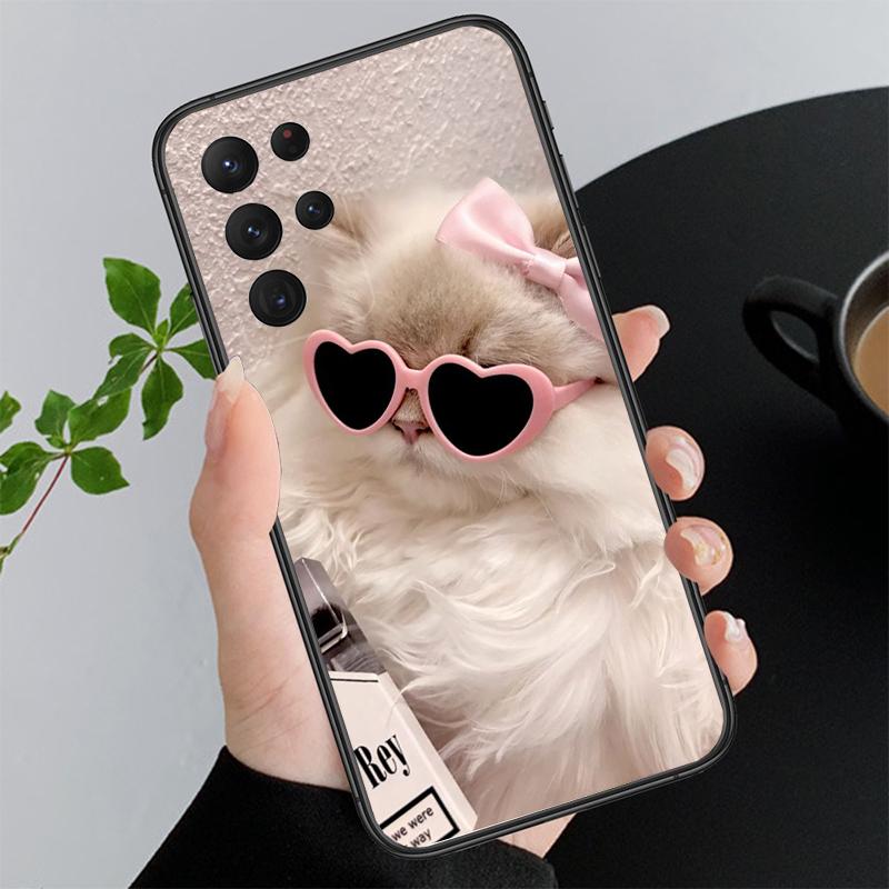 Cute Baby Cat Funda Phone Case For Samsung Galaxy S26 S25 S24 S23 S22 Ultra S23 S22 S25 Plus S24 FE S26Edge S22Plus 5G
Cute Baby Cat Funda Phone Case For Samsung Galaxy S26 S25 S24 S23 S22 Ultra S23 S22 S25 Plus S24 FE S26Edge S22Plus 5G