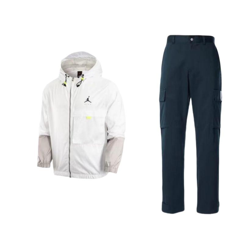 Jordan Hooded Zip Fit Long Sleeve Mid Waist Soft Pants Casual Sports Suit Men suit DQ7343-010+DM1868-100 S
Jordan Hooded Zip Fit Long Sleeve Mid Waist Soft Pants Casual Sports Suit Men suit DQ7343-010+DM1868-100 S