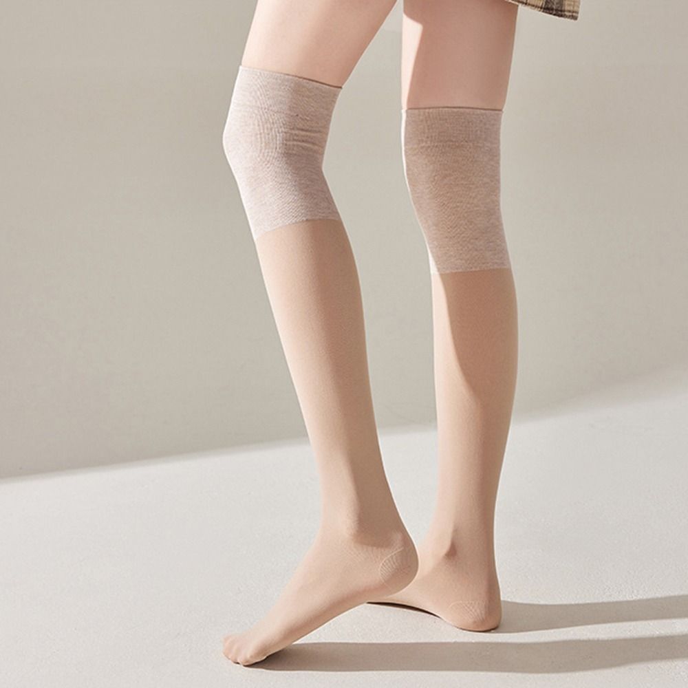 For Ladies Solid color Knee Protection Calf Sock Women Stockings Knee High Socks Female Hosiery тілесний
For Ladies Solid color Knee Protection Calf Sock Women Stockings Knee High Socks Female Hosiery тілесний