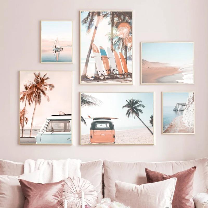 Nordic Landscape Wall Art Pictures Sea Beach Palm Tree Surfboard Posters And Prints Canvas Painting Living Room Home Decor 20x30cm no frame
Nordic Landscape Wall Art Pictures Sea Beach Palm Tree Surfboard Posters And Prints Canvas Painting Living Room Home Decor 20x30cm no frame