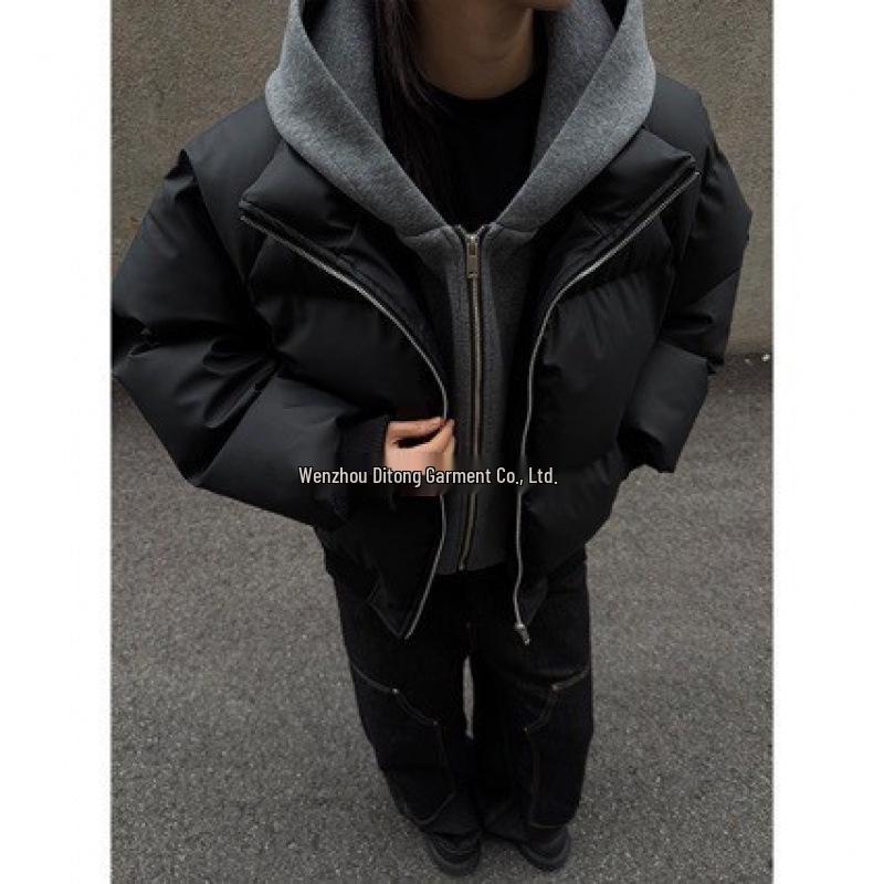 American Style Black Faux Two-Piece Hooded Men s Winter Cotton Jacket - Thick, Warm, and Stylish. L (Weight 120-140 jins) чорний
American Style Black Faux Two-Piece Hooded Men s Winter Cotton Jacket - Thick, Warm, and Stylish. L (Weight 120-140 jins) чорний