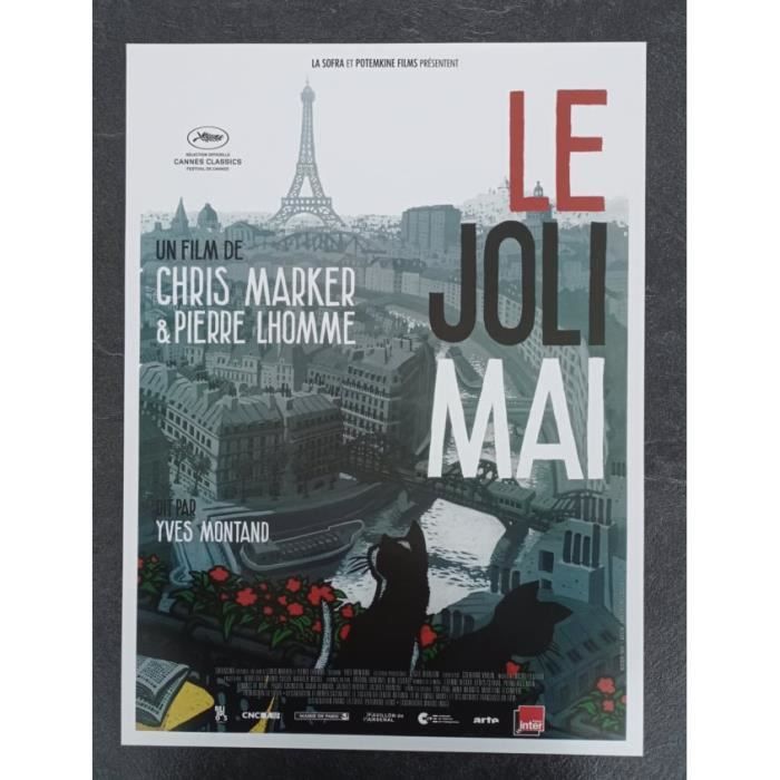Affiche originale de cinéma - Pierre Lhomme, Chris Marker - Le joli mai (1963) - 53x39cm - Vintage - Roulée
Affiche originale de cinéma - Pierre Lhomme, Chris Marker - Le joli mai (1963) - 53x39cm - Vintage - Roulée