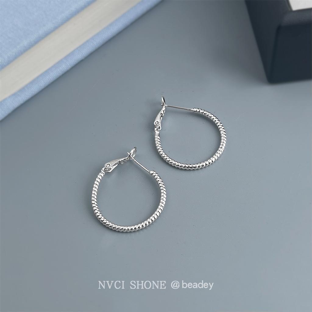 Cold Wind Big Earrings Circle Silver Needle Commuter Earrings Earrings Supply Chain
Cold Wind Big Earrings Circle Silver Needle Commuter Earrings Earrings Supply Chain