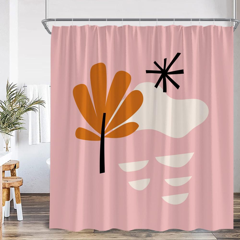 Abstract Geometric Shower Curtain Mid Century Flower Leaf Nordic Minimalist Bathroom Decor Modern Polyester Bathtub Curtain W60H190(CM)-1 Pcs
Abstract Geometric Shower Curtain Mid Century Flower Leaf Nordic Minimalist Bathroom Decor Modern Polyester Bathtub Curtain W60H190(CM)-1 Pcs