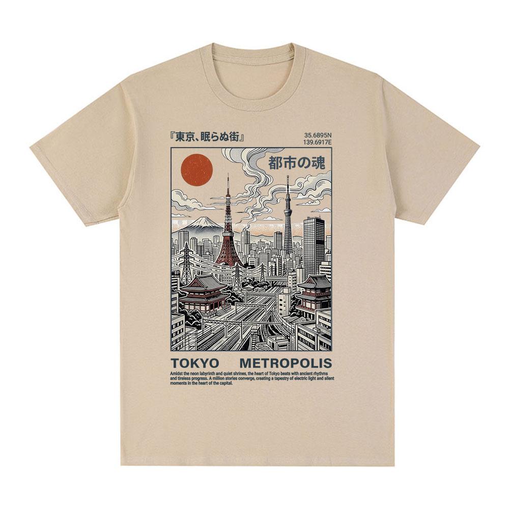 Tokyo Metropolis Cityscape T-shirt Japanese Retro Skyline Graphic style Tee shirt Short Sleeve Cotton Casual Oversized T Shirts 5XL різнокольоровий
Tokyo Metropolis Cityscape T-shirt Japanese Retro Skyline Graphic style Tee shirt Short Sleeve Cotton Casual Oversized T Shirts 5XL різнокольоровий
