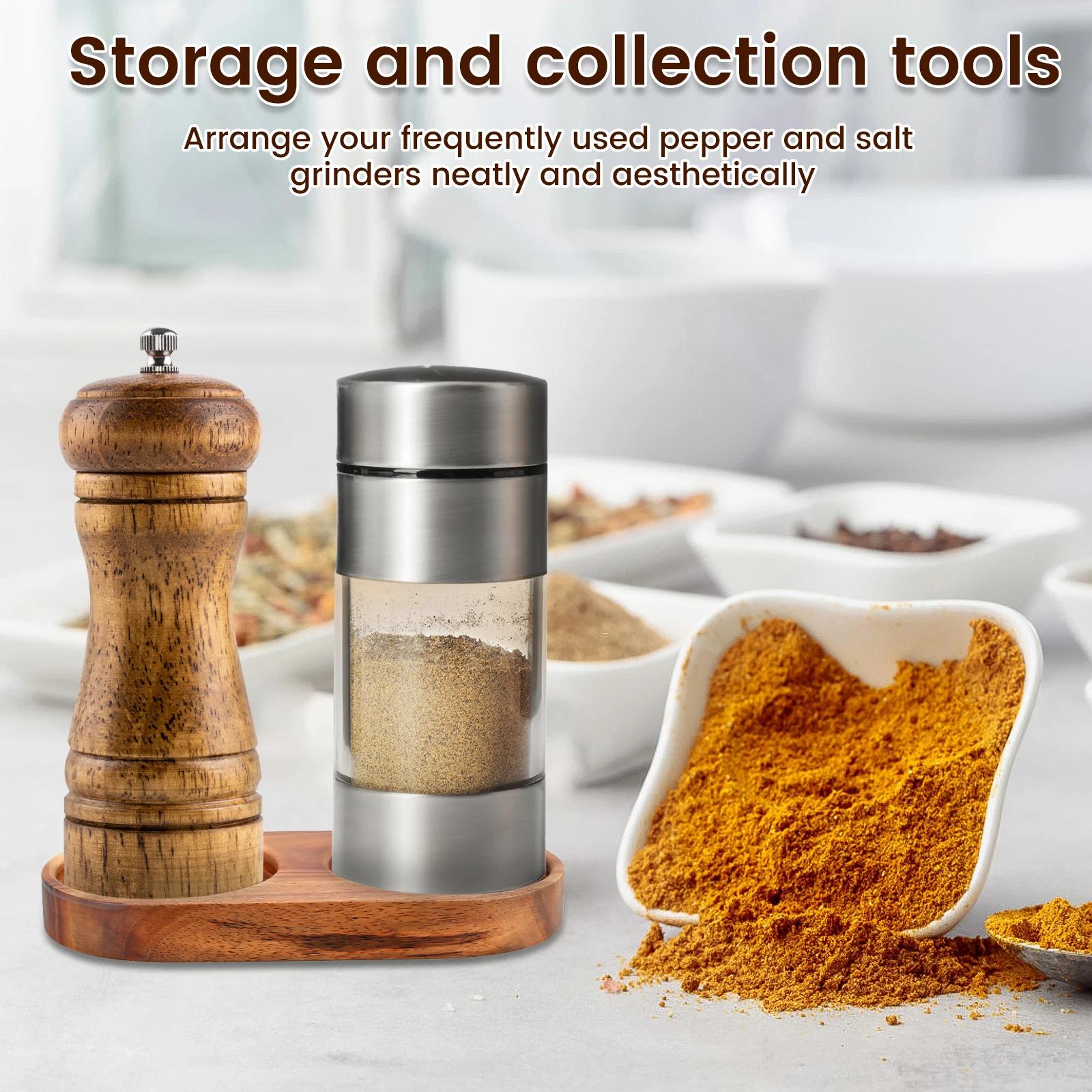 Pepper Mill Tray Wood Tray for Salt Tea Tray Multipurpose Natural Wood Kitchen Storage Holder Home Decoration Crafts for Bottle
Pepper Mill Tray Wood Tray for Salt Tea Tray Multipurpose Natural Wood Kitchen Storage Holder Home Decoration Crafts for Bottle