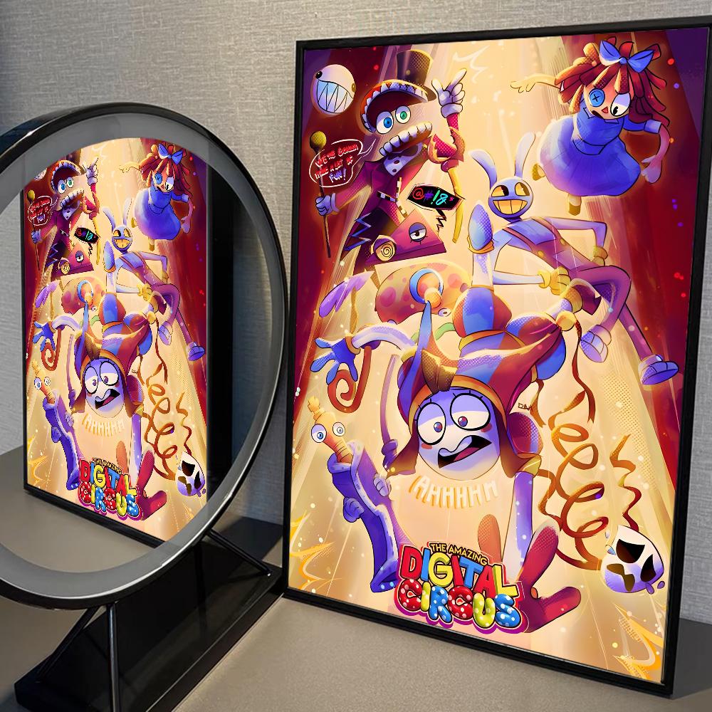 Мультфильм Удивительный цифровой C-Circus Винтажные постеры Липкая ретро крафт-бумага Наклейка DIY Room Bar Cafe Kawaii Room Decor 21cm×30cm NoFrame
Мультфильм Удивительный цифровой C-Circus Винтажные постеры Липкая ретро крафт-бумага Наклейка DIY Room Bar Cafe Kawaii Room Decor 21cm×30cm NoFrame